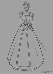 OC lineart for Hellis